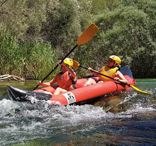 Centro Turismo de la Serranía de Cuenca, canoa raft