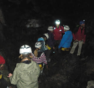 Espeleología en el Alto Tajo