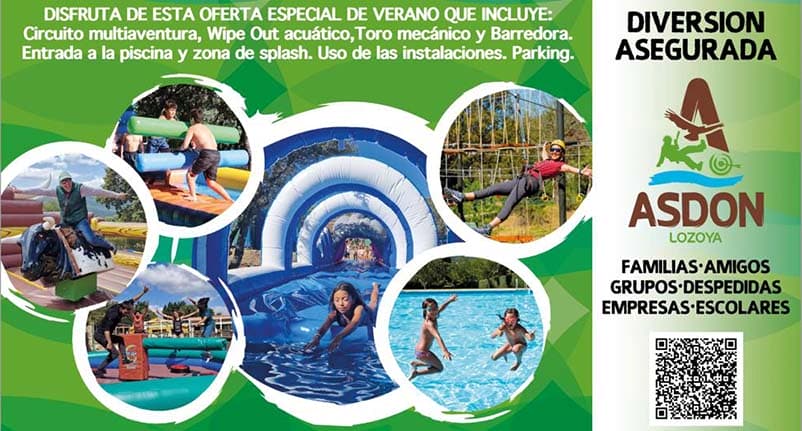 Un día de multiaventura en Madrid, Asdon Aventura Lozoya